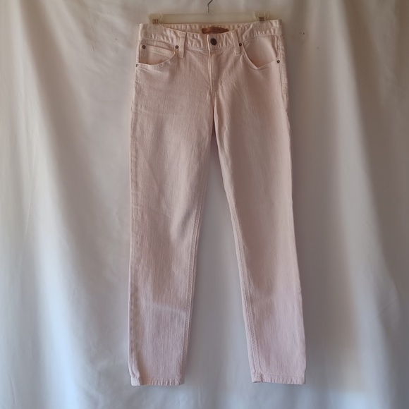 Joe's Jeans Mid-Rise Slim Crop Stretch Jeans Porcelain Pink Size 24 - Picture 1 of 3
